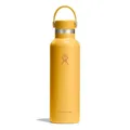 Hydro Flask – Standard Flex Cap 621 ml (21 oz) Bottle – Edelstahl, Auslaufsicher, Becherhalter kompatibel – Isoliert Kalt 24 Std & Heiß 12 Std – Sunbeam