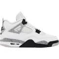 Nike Air Jordan 4 Retro "White Cement" Weiß/Grau, Größe: 47,5 - Weiß - 47,5