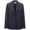 Hessnatur Longblazer Relaxed aus TENCELTM Lyocell mit Bio-Baumwolle (1-tlg) blau 36