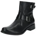 Paul Green Stiefelette Glattleder Cowboy Stiefelette schwarz 37 EU