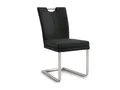 Niehoff MĂ¶bel Indoor Niehoff Colorado Schwingstuhl mit Griff, Flachstahl, Leder Napoli schwarz 4051781310495