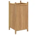 vidaXL Blumentopf Pflanzkübel 40x40x80 cm Bambus (1 St)