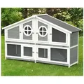 Nanook Kleintierstall Momo XXL grau 164 x 48 x 110 cm
