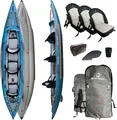 Spinera Tenaya 160 Kayak | 2-3 Pers | aufblasbares | SpinTex Material | Drop Stitch Boden | Air Cushion Technologie Sitz | stabil & leicht 18,5Kg | Freizeit,Abenteuer & Touring | Rucksack & Zubehör |