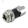 DC-Einbaubuchse für Hohlstecker 2,5x5,5mm, Buchse Einbau Kupplung Steckdose