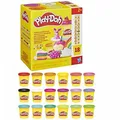 Play-Doh Knete G05225L0, Fantasiepack, ab 2 Jahren, farbig sortiert, 18 Dosen je 85g