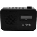 Pure Elan One2 Dab+/FM Portable Radio mit Bluetooth 5.1 (LCD-Display, 10 Tasten de Speicher, Stromversorgung durch 4 AA-Batterien) Black Charcoal - Schwarz
