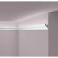 NOEL & MARQUET NMC IL3 WALLSTYL Eckleiste Zierleiste Stuckleiste für Indirekte Beleuchtung 2 m 200 cm x 3,3 cm x 5 cm Grau