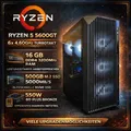 Entry Gaming RGB PC 4,60 GHz AMD Ryzen5 Vega7 16GB RAM 512GB SSD WIN11 PRO WLAN