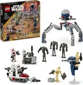 LEGO® Clone Trooper™ & Battle Droid™ Battle Pack (75372), LEGO Star Wars™ Konstruktionsspielsteine, (215 St), Made in Europe