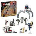 LEGO Star Wars™ 75372 Clone Trooper™ & Battle Droid™ Pack Bausatz, Mehrfarbig