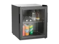BARTSCHER Glastürenkühlschrank 46, Kühlschrank (46 l, D, 520 mm hoch, Schwarz)