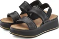 LASCANA Plateausandaletten Sommerschuh, Sandale, Sandalette, offener Schuh, Plateausandale, schwarz Größe 40