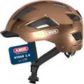 ABUS Unisex, Fahrradhelm, Bronze (Chrome Rose), M (52-58 cm)