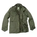 Mil-Tec US Feldjacke M65 T/C mit Futter • Klassische Militärjacke mit herausnehmbarem Thermo-Liner • Army Jacke mit 4 Pattentaschen • Übergangsjacke Herren • Outdoor Arbeitsjacke