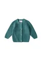 Stellou & friends Cardigan-Strickjacke für Mädchen und Jungen | Hochwertige Baby-Kleidung aus 100% Baumwolle | Gr. 74/80 - Salbei