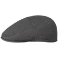 Stetson Flat Cap (1-St) Schiebermütze mit Schirm grau L (58-59 cm)