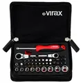 "VIRAX 1/4\" Kompakte Steckschlüssel + Bits Set - 41 Stk - 310400"