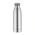THERMOcafé by THERMOS TC BOTTLE stainless steel mat 0,50l, Isolierflasche aus Edelstahl, kohlensäurefest, 12h heiß 24h kalt, Auslaufsicher, für Schule, Unterwegs & Büro