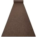 Läufer Sisal Sion Melange Flach Gewebt Braun 70cm Brown 70x970 Cm