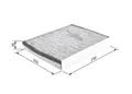 BOSCH Filter, Innenraumluft 1 987 432 598 für FORD VOLVO