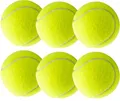 ATHLEJOY 6X Tennisbälle- gelb für Training & Wettkampf mit Tragetasche für Tennis - Hunde - Waschmaschine
