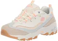 Skechers Damen Bold Views D'LITES KÜHNE ANSICHTEN, Natural Leather/Mesh/Multi Trim, 39 EU