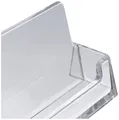 Visitenkartenhalter DIN A8 Querformat 95x52mm Transparent Taymar®