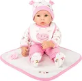 Small Foot Puppe Hanna inkl. ausziehbarer Bekleidung, Schnuller und weicher Kuscheldecke, für Kinder ab 2 Jahren, 11237 Spielzeug, Hannah
