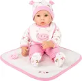 Small Foot Puppe Hanna inkl. ausziehbarer Bekleidung, Schnuller und weicher Kusc