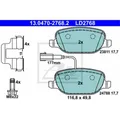 ATE Bremsbeläge 13.0470-2768.2 Bremsklötze für Alfa Romeo Giulietta 940_