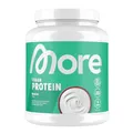 MORE Vegan Protein, 600 g, Geschmacksneutral, veganes Proteinpulver mit bis zu 27 g Protein pro Portion, mit Sojaprotein - made in Germany