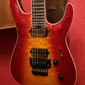 JACKSON Pro Plus Dinky DKAQ EB FS ❘ E-Gitarre ❘ Humbucker ❘ Firestorm ❘ SHOWROOM