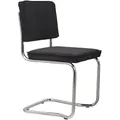 Zuiver Ridge Kink Rib Stuhl, schwarz