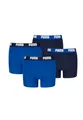 PUMA Boxershorts Jungen Kinder Unterhose Unterwäsche 4 er Pack, Farbe:Navy/Blue, Bekleidung:140