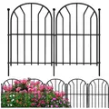 Amagabeli Dekoratives Gartenzaun 61cmH x 31cmL 20 Panels, Gesamtlänge 6.2m, R...