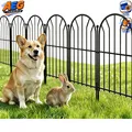 Gartenzaun Rostfrei Metall 61cm x 31cm 20 Panels 6,2m für Außenbereich