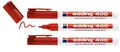 3x Edding 400 Rot Permanentmarker 1 mm Marker Stift Wasserfest Fein Rundspitze