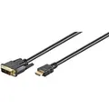 Adapterkabel DVI-D (Stecker) > HDMI (Stecker) schwarz, 2 Meter
