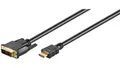 Kabel DVI-D/HDMI™, pozłacany - Długość kabla 2 m