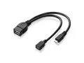 USB-OTG Adapter-Kabel Micro-USB-Stecker USB-Buchse Typ A + Strom Fire TV Stick