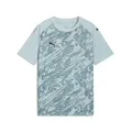 PUMA teamFINAL Graphic Jersey Jr, 116, Modern Mint Black-Adriatic