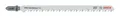 Bosch Zubehör Pro Hardwood fast T344DF Stichsägeblatt, 152 mm - 5er-Pack
