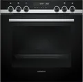 Siemens Einbau-Herdset PQ521KB01B | Glaskeramik-Kochfeld 60cm | Pyrolyse | 71l | 9 Heizarten | Edelstahl | Pizzaform,  (Spektrum:  bis D)