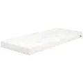 Babymatratze safe asleep® - Comfort Air Roll - für Babys, Kleinkinder & Kinder, roba®, 9 cm hoch, (atmungsaktiv - verhindert Wärme und Feuchtigkeitsstau, erhältlich in 3 Größen: 60x120, 70x140 oder 90x200 cm), mit hochwertigem Jacquard Bezug & gelochtem Matratzenkern weiß 90 cm x 200 cm x 9 cm