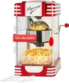 Stagecaptain Popcornmaschine PCM-300 Popcorn Maschine, Retro-Design - Kurze Aufheizzeit - Mit Dosierlöffeln