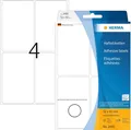 HERMA 2490 Vielzweck-Etiketten, 128 Stück, 52 x 82 mm, 4 pro Bogen, selbstkleben