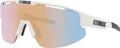 Bliz Sportbrille Matrix Small matt weiß coral / orange mirror blue