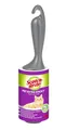 Scotch-Brite Pet Extra Sticky Roller, 48 Blatt - Fusselroller für Tierhaare - Katzenhaare, Hundehaare - und Kleidung, Schwarz/Weiß