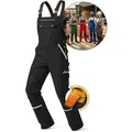 TMG International Arbeitslatzhose Latzhose Arbeitshose Cargohose Overall Blaumann schwarz 54